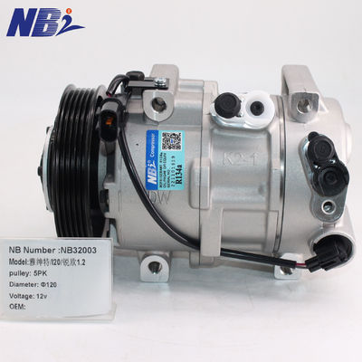 Un bon prix. 977011R900 Auto Aircon 12V AC Compressor for Hyundai Accent for KIA RIO 5PK Car Compresor 97701C7000 97701-1R900 P30013-4111 en ligne