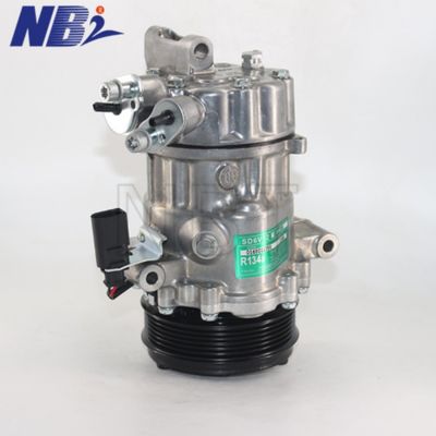 Compresseur à courant alternatif SD6V12 pour VW Polo Derby Vento SKODA Fabia Rapid 14339N 6RF820803A 6RF820803B 6RF820803 6R0820803A 6R0820803B 12V