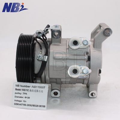 Un bon prix. Hailax Compresseurs d'air à vide FAW 10s11c 7 PK12VOEM 447190-2650/88320-0K100 Condition d'utilisation 12V Voltage en ligne