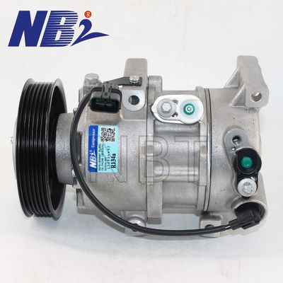 Un bon prix. 97701-1R100 12V Compresseur d'air automatique DVE16 pour Kia Rio Hyundai Accent 977011R100 977011W800 AC Compresseur d'air conditionné 6PK en ligne
