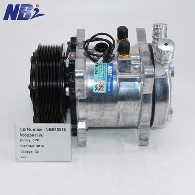Un bon prix. FOR Komatsu V5 2A 132MM 2938-07-1260 Car AC Compressor en ligne